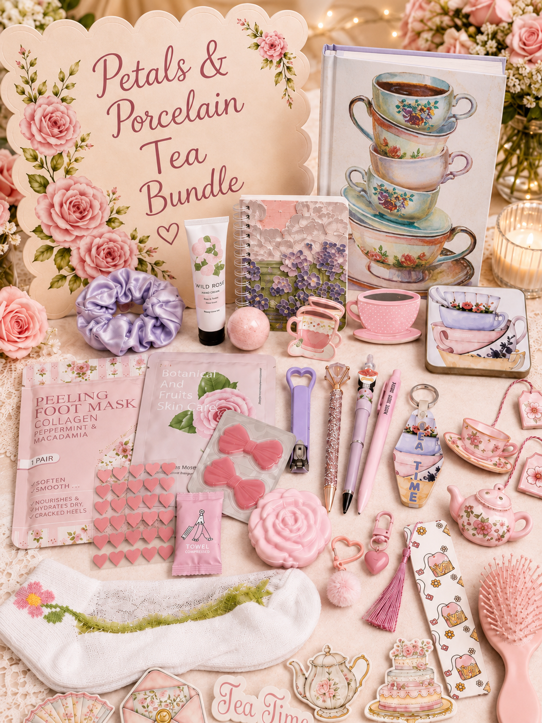 Petals & of Porcelain Tea Bundle 🌸☕💗