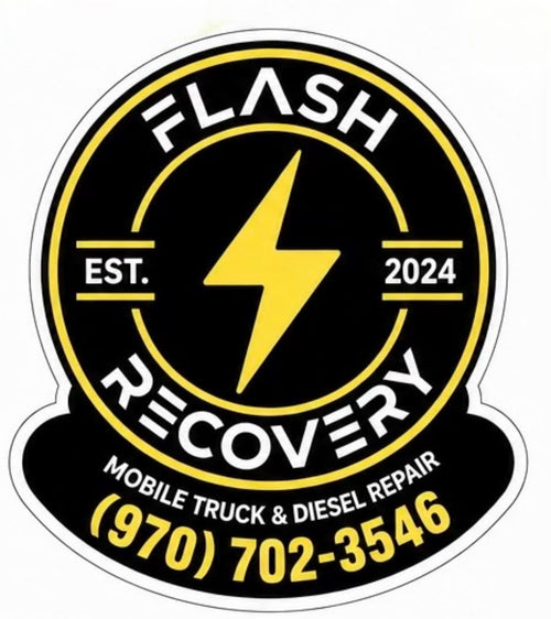 Flash Recovery Custom Logo Stickers