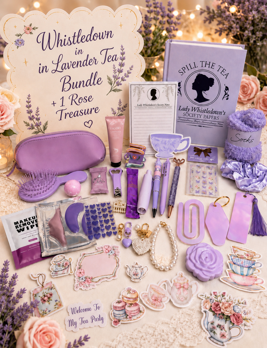 Whistledown In Lavender Tea Bundle 💜☕🌹