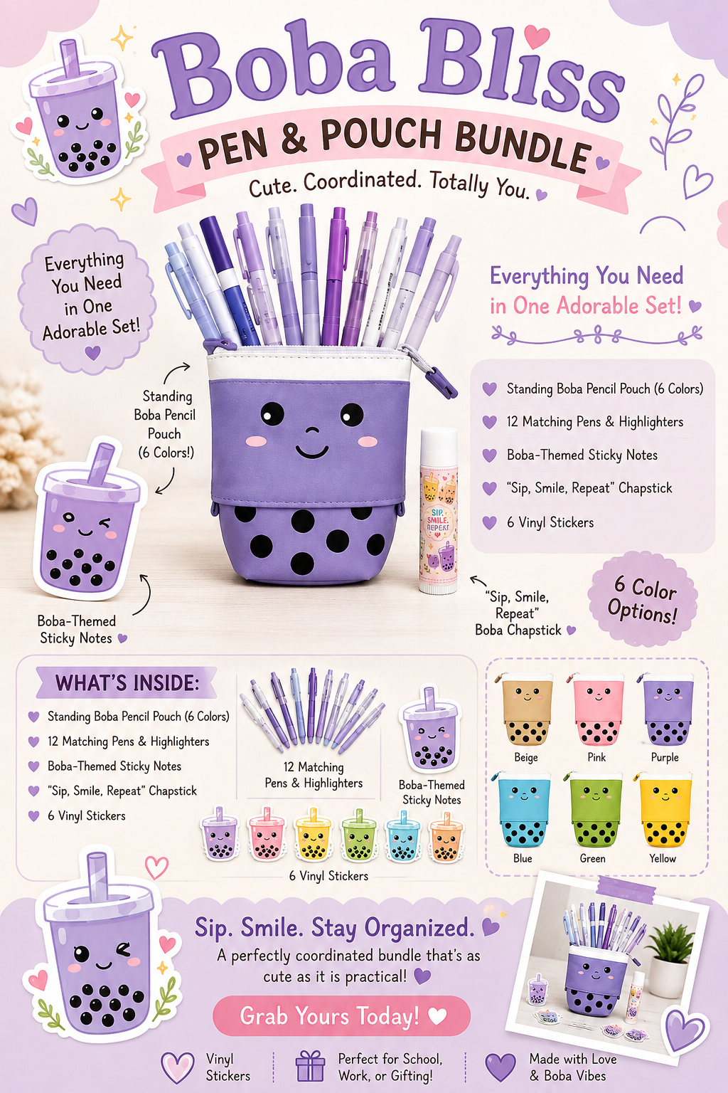 Bubble Tea Crew Bundle 🧋