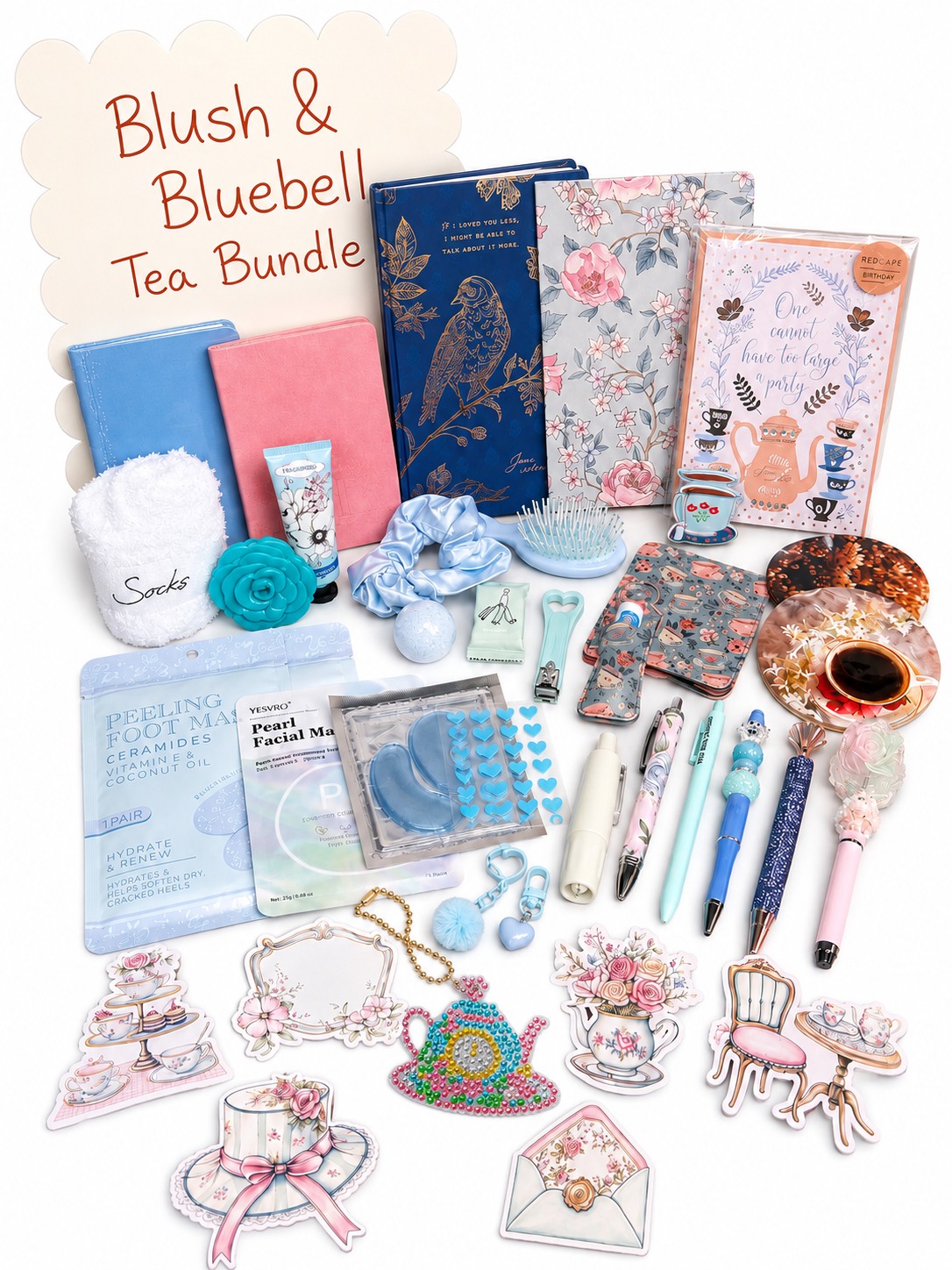 Blush & Bluebell Tea Bundle 🩵🌸☕