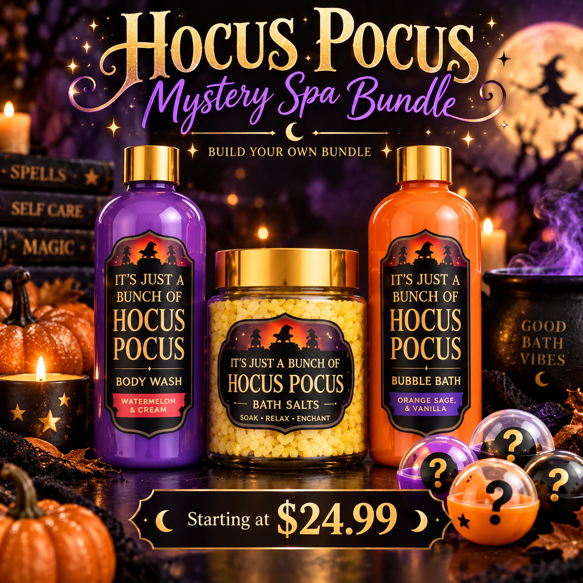 It’s Just a Bunch of Hocus Pocus — Build Your Own Mystery Spa Bundle ✨
