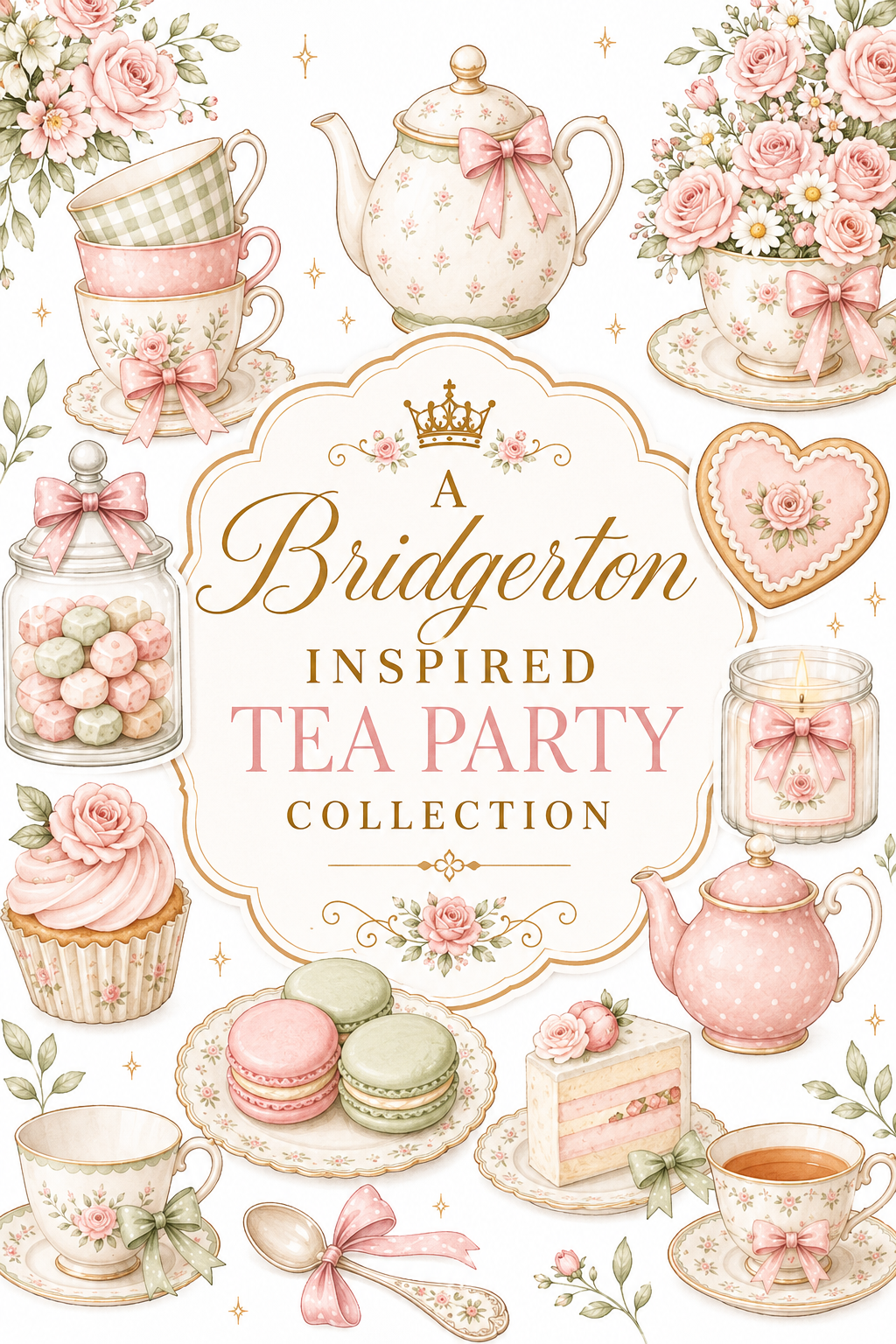 A Bridgerton Inspired Tea Party Collection 🌸🫖🎀
