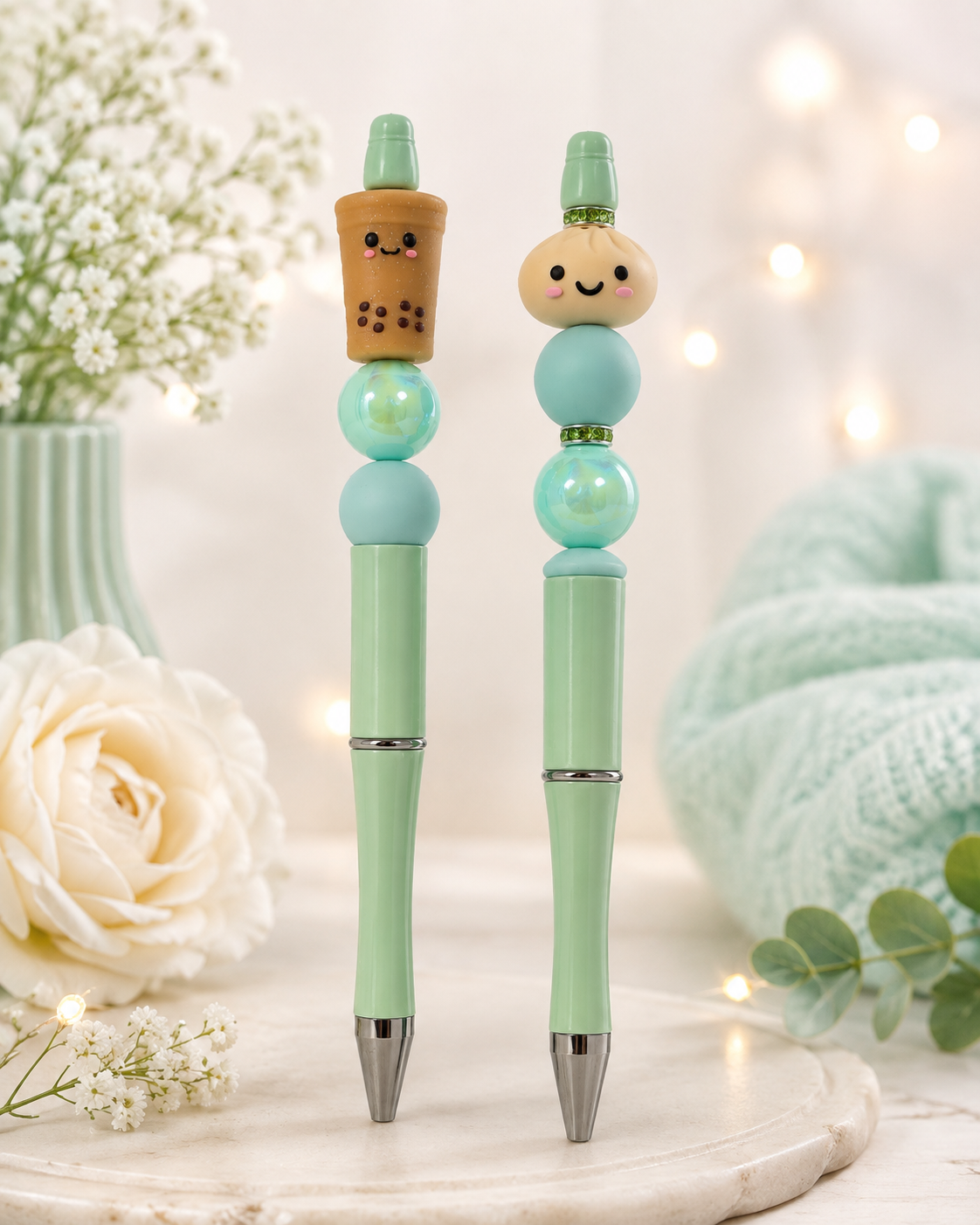 Boba & Dumpling Bestie Pen Sets 🧋🥟