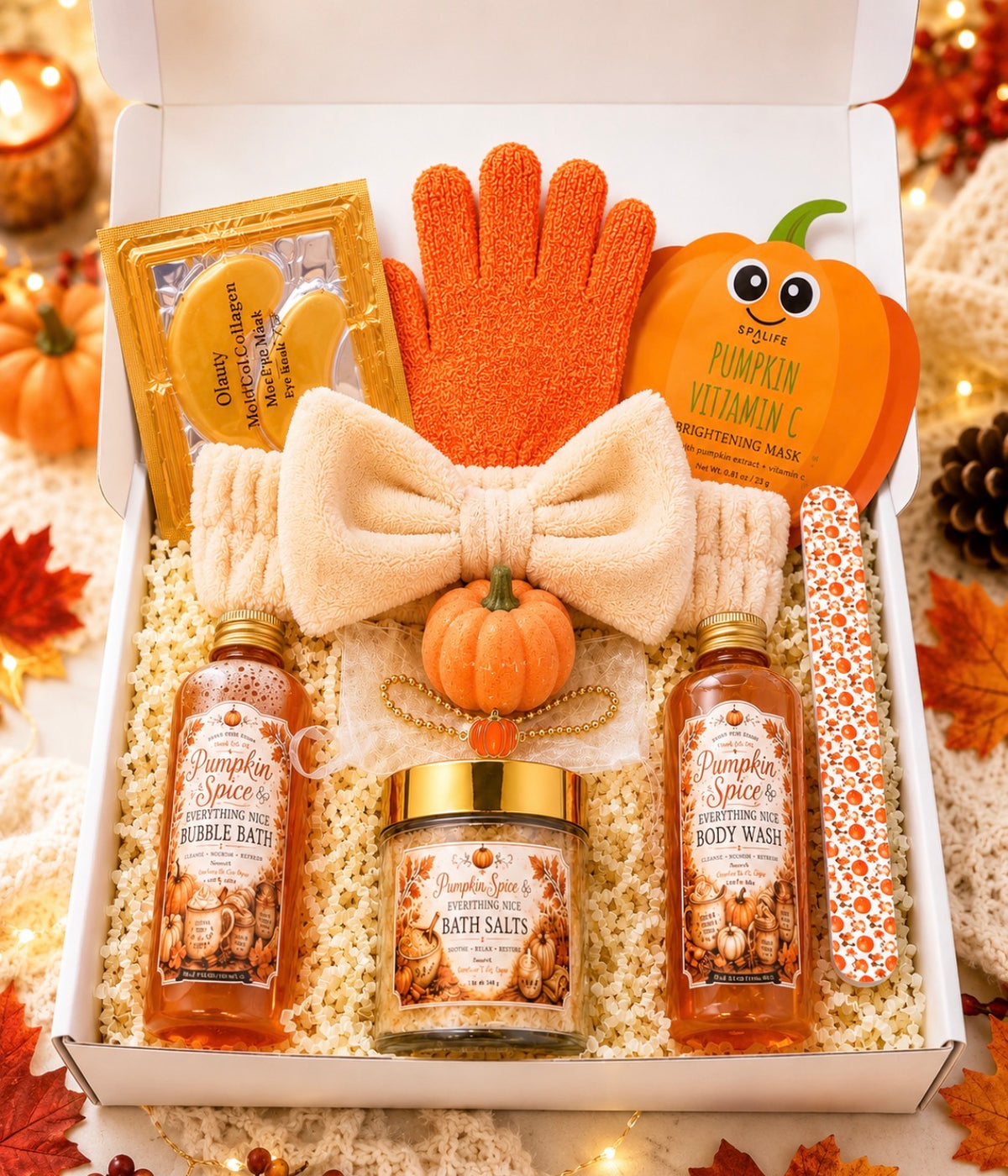 Pumpkin Spice & Everything Nice Spa Set 🎃🍂